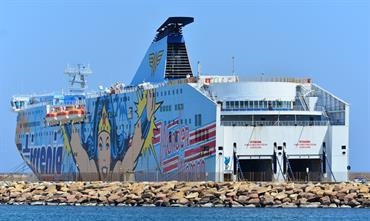 NURAGHES will be supplemented by a freight-only ferry on the Genoa-Porto Torres link © Marc Ottini