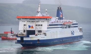 Following overhaul, PRIDE OF BURGUNDY has been re-introduced on the 90-minute Dover-Calais route. © Maritime Photographic