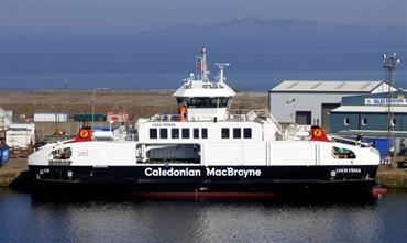 CalMac takes delivery of LOCH FRISA © Dales Marine Services