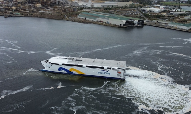 World's largest battery-electric ship begins harbour trials in Hobart | Shippax