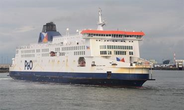 PRIDE OF KENT ran aground earlier this afternoon - the ship has meanwhile been refloated © Philippe Holthof