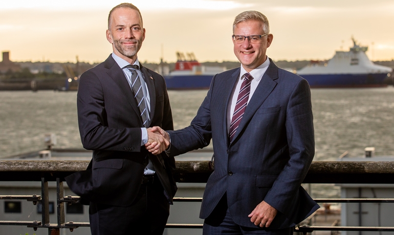 Carl-Johan Hellner Chief Operating Officer Ports Terminals Stena Line and David Huck Chief Operating Officer at Peel Ports Group Carl-Johan Hellner Chief Operating Officer Ports Terminals Stena Line and David Huck Chief Operating Officer at Peel Ports Group