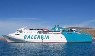 BAHAMA MAMA is undergoing her LNG retrofit at Gibdock © Mike Barker