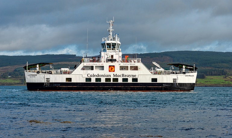 The Fishnish-Lochaline service is operated by the double-ended LOCHINVAR © Maritime Photographic