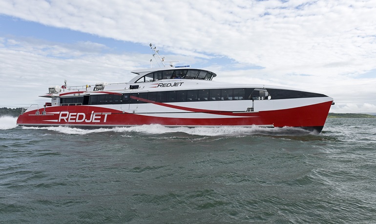 Red Jet 6 built at the Wight Shipyard for the Red Funnel Group Red Jet 6 built at the Wight Shipyard for the Red Funnel Group