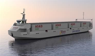 ASKO has ordered two autonomous electric ro-ros with an option for two additional vessels. © Cochin Shipyard ASKO has ordered two autonomous electric ro-ros with an option for two additional vessels. © Cochin Shipyard