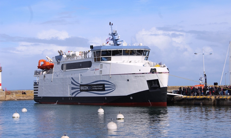 The 43m and 2018-built BREIZH NEVEZ 1 operates for Compagnie Océane © Compagnie Océane The 43m and 2018-built BREIZH NEVEZ 1 operates for Compagnie Océane © Compagnie Océane