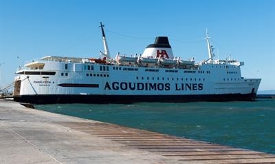 Following a lay-up in Rafina, PENELOPE A was towed to Elefsis Bay in June 2014 © George Giannakis