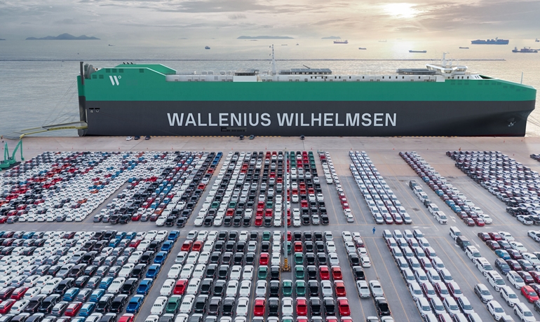 Wallenius Wilhelmsen has 14 234-metre Shaper-class car carriers on order, the last eight of which have a record 12,100-car capacity.