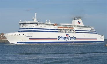 CAP FINISTERE is one of eight Brittany Ferries’ ships serving Portsmouth. ©  Frank Lose