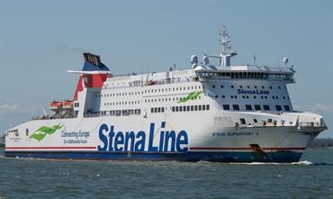 STENA SUPERFAST X will be renamed A NEPITA for her long-term bareboat charter to Corsica Linea. © Frank Lose