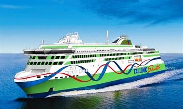 The new 'Tallink Shuttle' will be a further evolution of the 2017, Meyer Turku-built MEGASTAR © Tallink Grupp