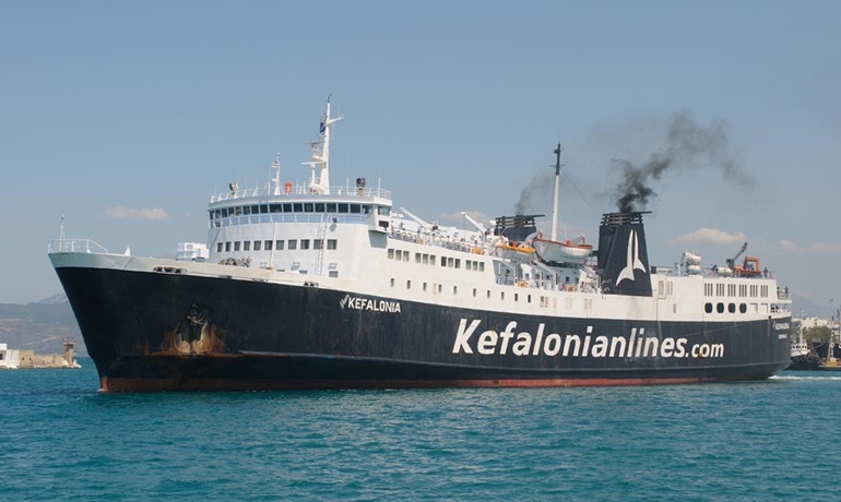 NISSOS KEFALONIA has been sold to Levante Ferries © Frank Heine