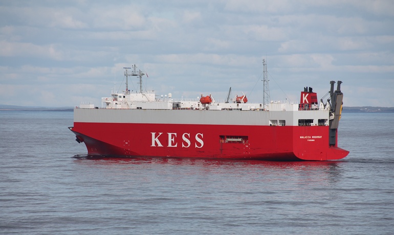 139-metre and 1,800 CEU capacity MALACCA HIGHWAY © Kai Ortel