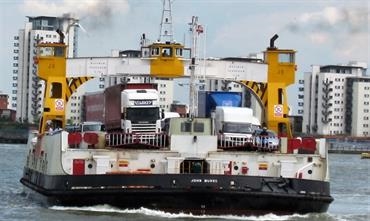 Busy as ever, the Woolwich Ferry could be stopped by strikes on the next 12 Fridays. © Transport for London Busy as ever, the Woolwich Ferry could be stopped by strikes on the next 12 Fridays. © Transport for London