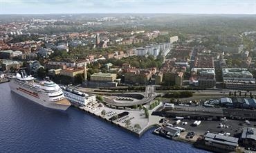 Amerikaterminalen, vision © Göteborgs Hamn AB Amerikaterminalen, vision © Göteborgs Hamn AB