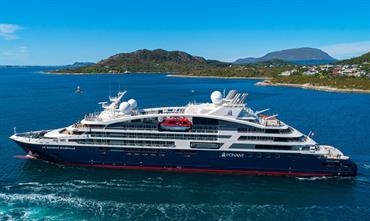 Vard has delivered the fourth Explorer Class ship to Ponant © Fred Michel-Ponant