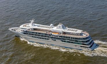 2020-built SILVER ORIGIN is one of four expedition cruise vessels in the Silversea Cruises fleet © Silversea Cruises