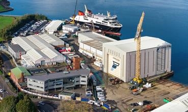 Ferguson Marine Shipyard and GLEN ROSA © Maritime Photographic
