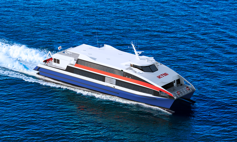Damen to build new 42-metre fast ferry to South Korea, Damen to build ...