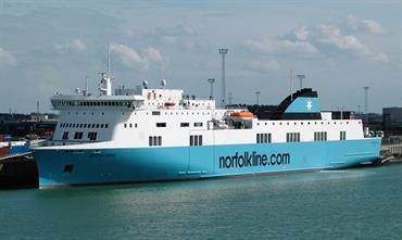 DFDS discontinued the Zeebrugge-Rosyth ro-pax service operated by the SCOTTISH VIKING a few months after having taken over Norfolkline in July 2010 © Philippe Holthof DFDS discontinued the Zeebrugge-Rosyth ro-pax service operated by the SCOTTISH VIKING a few months after having taken over Norfolkline in July 2010 © Philippe Holthof