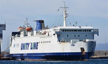 The 1977-built PERN has found a new owner in the form of Levante Ferries © Marc Ottini The 1977-built PERN has found a new owner in the form of Levante Ferries © Marc Ottini
