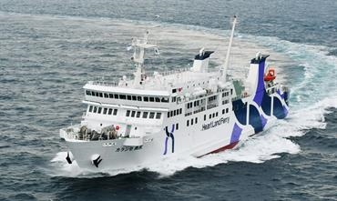 CALANTHE OKUSHIRI is one of two recently delivered Japanese ferries - © Naikai Zosen Shipyard