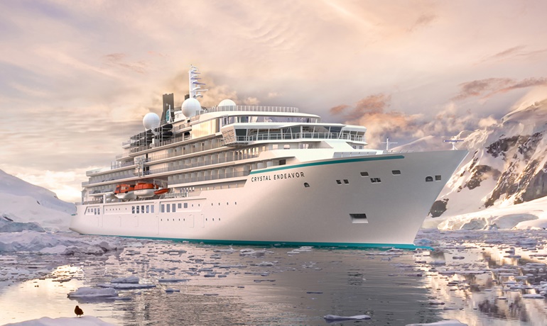 CRYSTAL ENDEAVOR render © Crystal Cruises CRYSTAL ENDEAVOR render © Crystal Cruises