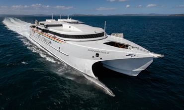 SAINT JOHN PAUL II will connect Malta with Sicily © Brand Tasmania SAINT JOHN PAUL II will connect Malta with Sicily © Brand Tasmania