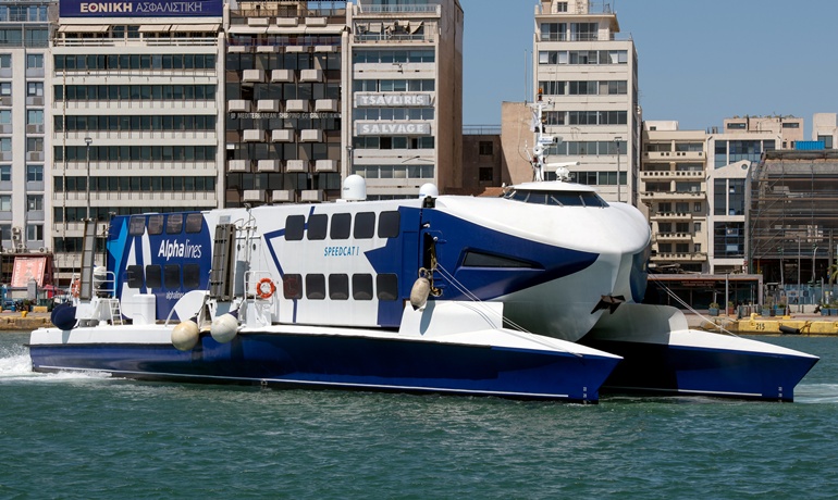 SPEED CAT I has been the sole ship in the Alpha Lines fleet © Frank Lose