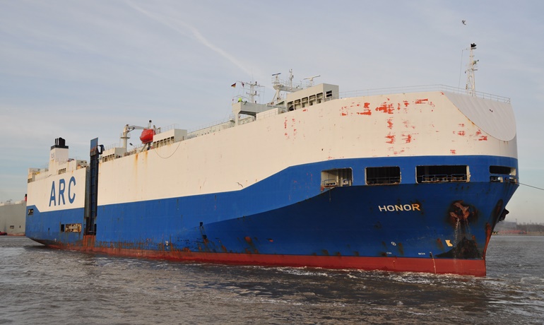 Fire on American deep-sea ro-ro carrier in the English Channel | Shippax