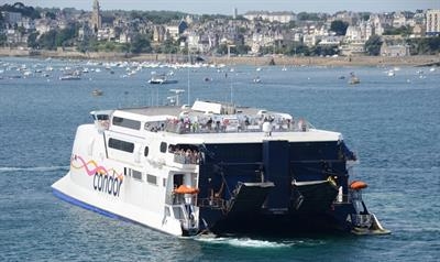 Condor Ferries operates a fleet of two high-speed craft, one ro-pax and one ro-ro freighter © Philippe Holthof