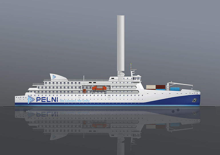 The new generation is being developed to be able to use wind-assisted propulsion. © © NAOS Ship and Boat Design The new generation is being developed to be able to use wind-assisted propulsion. © © NAOS Ship and Boat Design