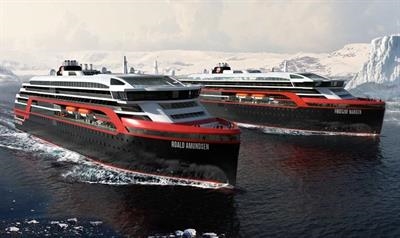 Both ROALD AMUNDSEN and FRIDTJOF JANSEN will be delayed © Hurtigruten