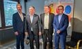 Petrus Blomqvist, Partner at Vaaka; Lauri Haavisto, CEO of Foreship; Markus Aarnio, Chief Naval Architect at Foreship; Carlo Luzzatto, CEO of RINA.