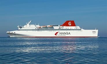 The 2003-built DROTTEN will operate three weekly roundtrips between Nynäshamn and Rostock. © Rederi AB Gotland The 2003-built DROTTEN will operate three weekly roundtrips between Nynäshamn and Rostock. © Rederi AB Gotland