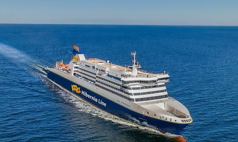 Hibernia Line takes delivery of ST PATRICK as Cork–Boulogne launch nears