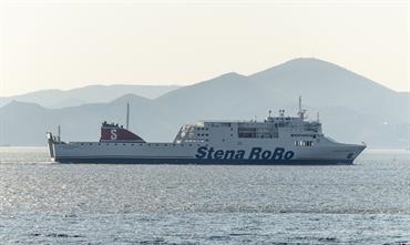 STENA EGERIA is currently on charter to Adria Ferries as AF MICHELA and will join Brittany Ferries in October/November © George Giannakis STENA EGERIA is currently on charter to Adria Ferries as AF MICHELA and will join Brittany Ferries in October/November © George Giannakis