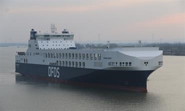 SCANDIA SEAWAYS is the last ship in the six-ship Jinling series designed by Knud E. Hansen and built by Nanjing Jinling. © Jinling Shipyard SCANDIA SEAWAYS is the last ship in the six-ship Jinling series designed by Knud E. Hansen and built by Nanjing Jinling. © Jinling Shipyard