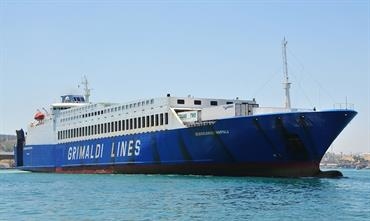 EUROCARGO NAPOLI has been introduced on the new triangular Civitavecchi-Olbia-Cagliari-Civitavecchia service © Marc Ottini