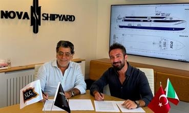 Navigazione Libera del Golfo newbuild © Nova Shipyard Navigazione Libera del Golfo newbuild © Nova Shipyard