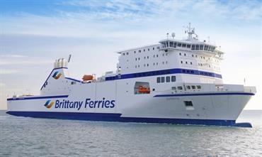 As part of a post-Brexit contract secured by Brittany Ferries with the UK government’s Department for Transport (DfT), COTENTIN operates a daily Cherbourg-Poole service. © Brittany Ferries
