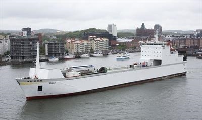 GUTE will be time chartered for the Gdynia-Karlskrona route © Stena Line