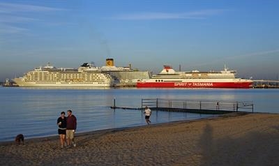 TT-Line Tasmania has cancelled Sunday sailings and is considering further reductions. © Dale Crisp