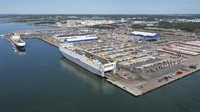 The RoRo Terminal at Älvsborghamnen in Gothenburg. © Port of Gothenburg