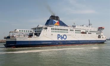 PRIDE OF CANTERBURY will be back in service on the Dover-Calais route in early October after an absence of about five months. © Frank Lose