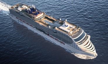 MSC Cruises' LNG-powered World Class series has been extended to four ships. © MSC Cruises