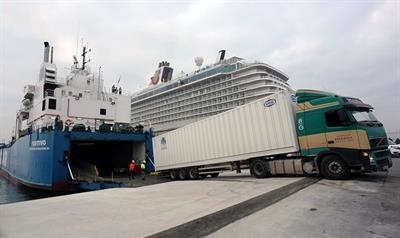 As part of Gibraltar’s ‘no deal’ contingency plan, the Gibraltar Port Authority has invested in a new ro-ro ramp © Gibraltar Port Authority