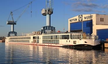 Neptun Werft will build six more signature Longships for Viking River Cruises © Neptun Werft
