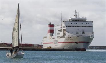 SUPER-FAST GALICIA will be renamed CIUDAD DE IBIZA following her passenger upgrade © Søren Lund Hviid